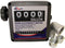 AGSMART 1" FUEL METER WITH FITTINGS - ADJUSTABLE TO 3/4" - Quality Farm Supply