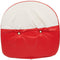 SEAT CUSHION UNIVERSAL, RED & WHITE WITH 19" PAN. - Quality Farm Supply