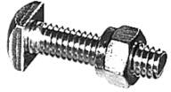 BATTERY TERMINAL BOLTS & NUTS, 5/16" X 1-3/16". CLAMSHELL OF 10. - Quality Farm Supply