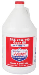 LUCAS SYNTHETIC SAE 75W-90 GEAR OIL - TRANSMISSION AND DIFFERENTIAL LUBE - GALLON - Quality Farm Supply