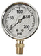 200 PSI LIQUID FILLED  / STAINLESS GAUGE - 2-1/2" DIAMETER - Quality Farm Supply