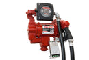 115/230V HIGH FLOW FUEL TRANSFER PUMP WITH AUTO NOZZLE AND DIGITAL METER - 27 GPM - Quality Farm Supply