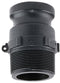 "Banjo 400F Polypropylene Cam and Groove Fitting, 4"" Male Adapter x MNPT" - Quality Farm Supply