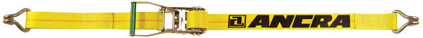 2" X 30' RATCHET STRAP WITH DOUBLE WIRE J-HOOKS, 10,000 LBS - Quality Farm Supply