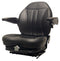HIGH BACK SEAT WITH INTEGRATED SUSPENSION - BLACK VINYL - Quality Farm Supply