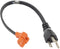 REPLACEMENT CORD FOR ENGINE BLOCK HEATER 19841A91. CORD LENGTH 12" WITH SILICONE CONNECTOR. - Quality Farm Supply
