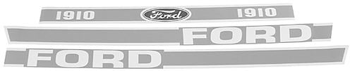 HOOD DECAL SET FOR FORD 1910 - Quality Farm Supply