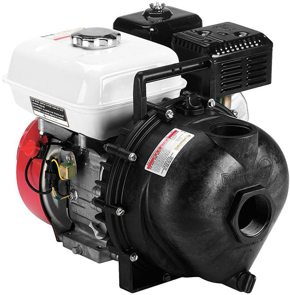 "Banjo Poly Centrifugal Pump, Gas Engine 5.5 HP Honda, 55 PSI Max Pressure, Self-Priming" - Quality Farm Supply