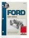 SHOP MANUAL FOR FORD TRACTOR - Quality Farm Supply