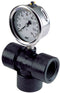 3/4" TEE WITH GAUGE PORT - Quality Farm Supply