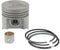 PISTON KIT, STANDARD. CONTAINS PISTON, PIN, PIN RETAINERS, RINGS, AND ROD BUSHING. - Quality Farm Supply