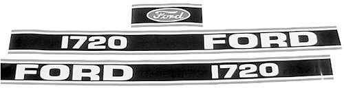 HOOD DECAL SET FOR FORD 1720 - Quality Farm Supply