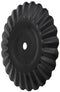 22 INCH X 6.5 MM VERTICAL TILL BLADE WITH 1-3/4 INCH ROUND AXLE - Quality Farm Supply