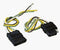 TRAILER WIRING HARNESS. FOUR POLE, MOULDED PLUG SET WITH 12" WIRE LEADS. - Quality Farm Supply