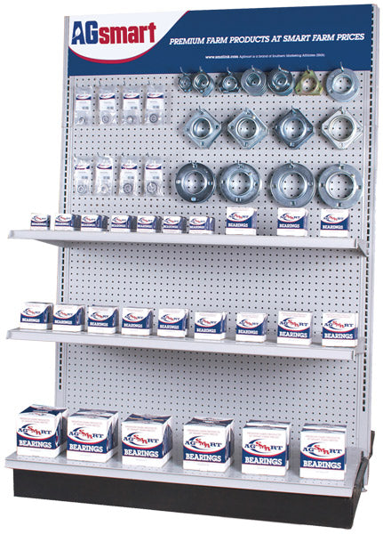 AGSMART AGRICULTURAL BEARING DISPLAY ASSORTMENT GONDOLA/SHELVING NOT INCLUDED. - Quality Farm Supply